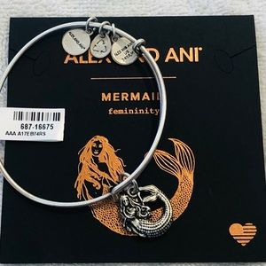 Alex And Ani Mermaid Silver Charm Bracelet NWT